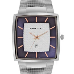GIORDANO Men Patterned Dial & Bracelet Style Straps Analogue Watch GZ-50071-11-image-38