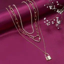 Bellofox Gold-Toned Gold-Plated Necklace-picture-18