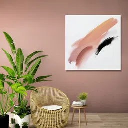 nestroots Black & White Brushstroke Canvas Paintings Wall Arts-picture-33