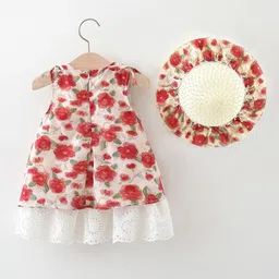 StyleCast x Revolte Floral Print Fit & Flare Mini Dress image 2