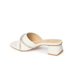 DIPYO Women Embellished Synthetic Regular Party Block Sandals image 2