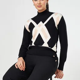 Annabelle by Pantaloons Women Long Sleeves Printed Pullover-picture-39