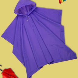 Yellow Bee Girls Hooded Rain Poncho Jacket-picture-23