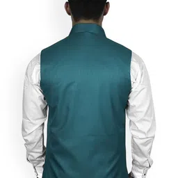 Men Style Mandarin Collar Sleevelss Nehru Jackets image 3