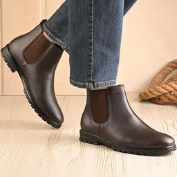 TROTUS Women Slim-Heeled Chelsea Boots-picture-41