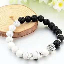 Divine souvenirs Unisex Artificial Beaded Elasticated Bracelet-picture-21
