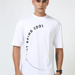 Kook N Keech Men White Cotton Tshirts image 2