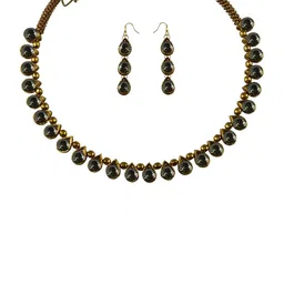 Vidhya Kangan Women Black Jewellery Set-image-18