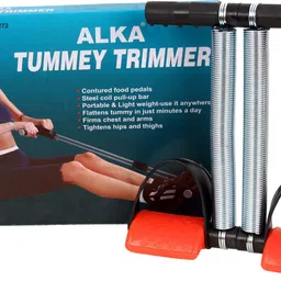 alka DOUBLE STEEL SPRING COIL TUMMY TRIMMER (RED PEDAL) Ab Exerciser-picture-24