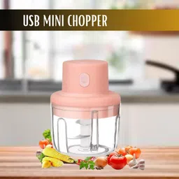 guggu Chopper (Electric Rechargeable Chopper) for Kitchen Vegetable Garlic Onion W172 Electric Vegetable & Fruit Chopper-picture-14