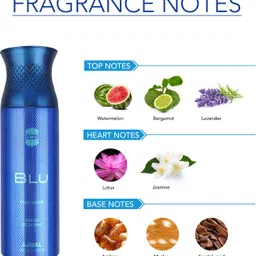 ajmal Blu Homme Deodorant 200 ml Deodorant Spray-For Men image 4
