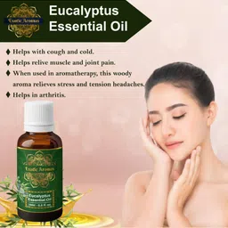 EXOTIC AROMAS Set Of 2 Eucalyptus Essential Oil - 15ml Each image 3