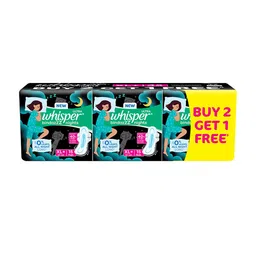 Whisper Ultra Night XL+ Sanitary Pads - Buy 2 Get 1 Free - 15 Pads each-picture-54