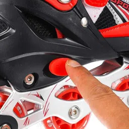 kalsariya dharmesh SKATING SHOES RED In-line Skates - Size 2-5 UK image 5