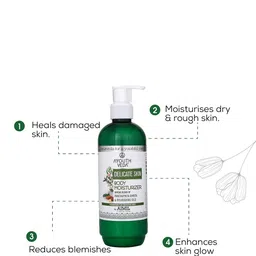 AYOUTHVEDA Set of 2 Delicate Skin Body Moisturiser with Panchatikta Ghrita - 300 ml each image 5