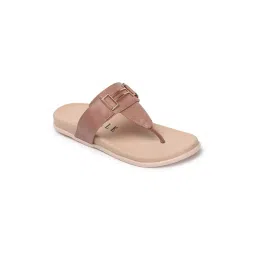 ELLE Peach Women Solid Plain Flats image 4