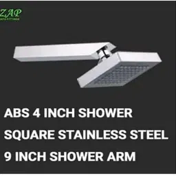 ZAP Felix Turbo Series 3-in-1 Wall Mixer | 100% High Grade Brass | With Overhead Multi-Flow Hand Shower & 1.5 Meter Flexible Tube | Premium Bathroom Fittings Set Rainfall image 4