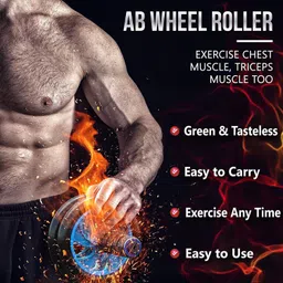 firstfit Wheel Ab Roller for Exercise Fitness Gym Ab Workout Equipment for Core Workout Ab Exerciser image 4