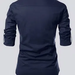 ethnicsutra Men Solid Cotton Blend Straight Kurta image 2