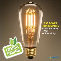 hbx 4 W Basic Decorative E26, E27 LED Bulb image 4