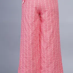 welcomekurti Women Regular Fit White Pure Cotton Trousers image 2