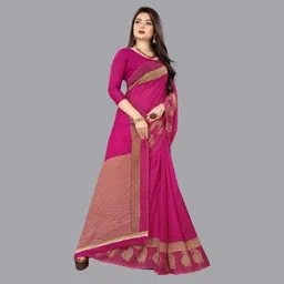 anand sarees Paisley Daily Wear Georgette Saree image 5