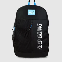 HRX by Hrithik Roshan Black Typography Printed Backpack-picture-32