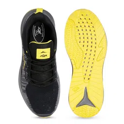 JQR Men PROTEIN Black Mesh Running Shoes image 4