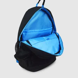 HRX by Hrithik Roshan Black Typography Printed Backpack image 4