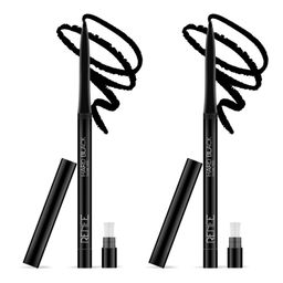 Renee Set Of 2 Hard Black Waterproof Kajal Pen with Sharpener 0.35g Each - Black-picture-31