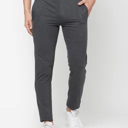 SPORTO Men Grey Solid Slim-Fit Track Pant-picture-28