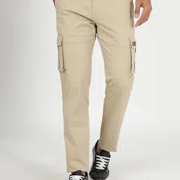 JADE BLUE Men Slim Fit Mid-Rise Pure Cotton Track Pant-image-17