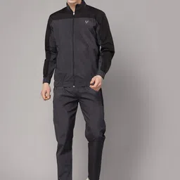 UZARUS Colourblocked Mock Collar Jacket & Trackpant-picture-10