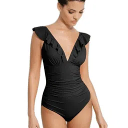 Women V-Neck Shapewear Swimwear-image-67