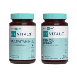 HK Vitals Multivitamin and Fish Oil Combo (60 Multivitamin Tablets & 60 Fish Oil Capsules) for Women & Men-picture-35