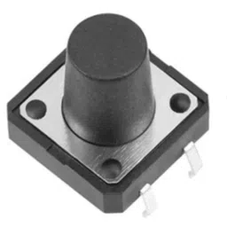 Tactile 4 Pin Push Button Switch 12X12X10mm (Pack of 5) image 2