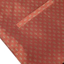 SOJANYA Men Blue & Coral Orange Solid Kurta with Churidar & Nehru Jacket image 4