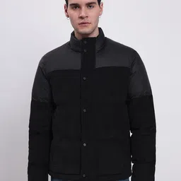 Lee Colourblocked Mock Collar Long Sleeve Zip Detail Puffer Jacket-picture-37