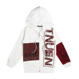 earth conscious Boys Typographic Printed Fleece Bomber Jacket-image-95