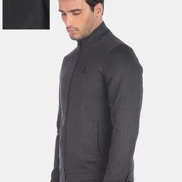 Arrow Sport Men Black Grey Tailored Jacket-image-35