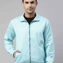 CINOCCI Men Mock Collar Cotton Sporty Jacket-picture-10