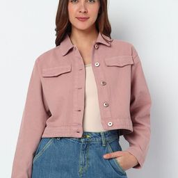 Vero Moda Jeans Couture Cotton Crop Denim Jacket-picture-29