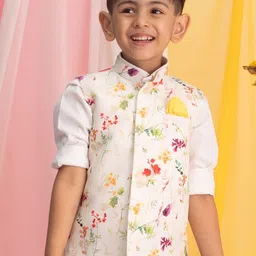 VASTRAMAY Boys Printed Nehru Jackets-picture-12