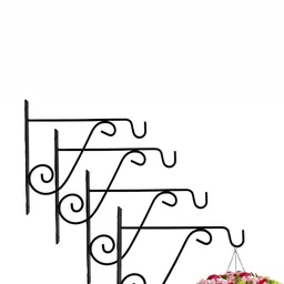 GARDEN DECO Black S Design Wall Bracket-image-79