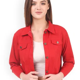 KASHIAN Spread Collar Lightweight Crop TailoredJacket-picture-21