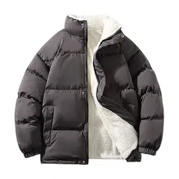 StyleCast x Revolte Men Mock Collar Solid Casual Parka Jacket-picture-58