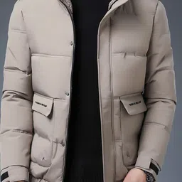 StyleCast x Revolte Men Mock Collar Solid Casual Parka Jacket-picture-35