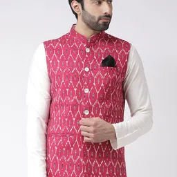 KISAH  Printed Nehru Jacket image 1