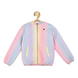 Allen Solly Junior Girls Colourblocked Puffer Jacket-picture-36