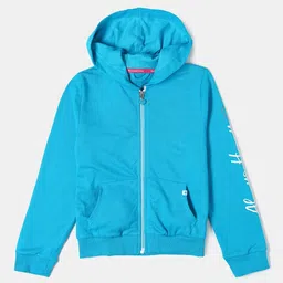 Jockey Girls Super Combed Cotton French Terry Graphic Printed Hoodie Jacket-AG20-image-71